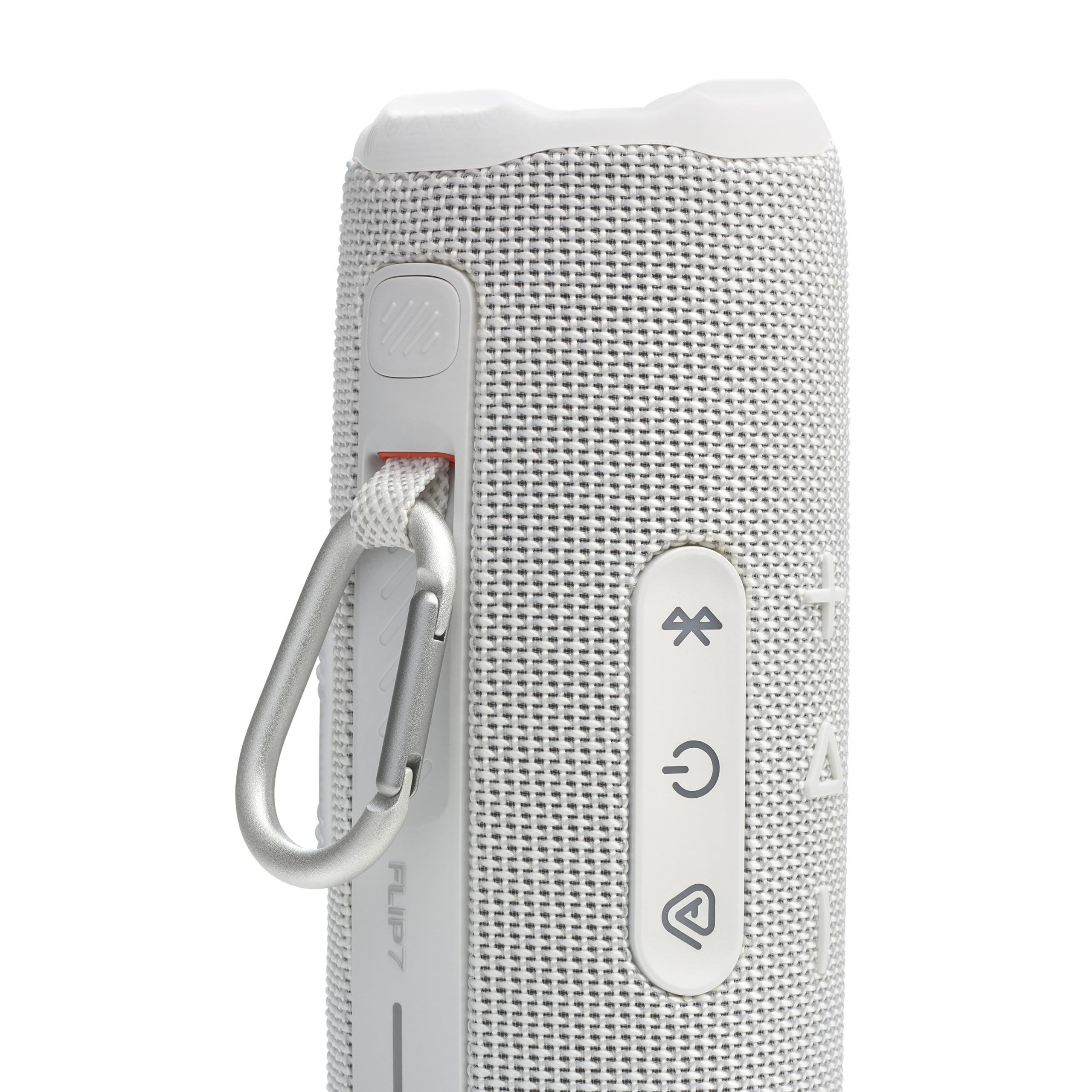 JBL Flip 7 - Portable Waterproof and Drop-Proof Speaker, Bold Pro Sound with AI Sound Boost, 16Hrs of Playtime, and PushLock System with Interchangeable Accessories (White)