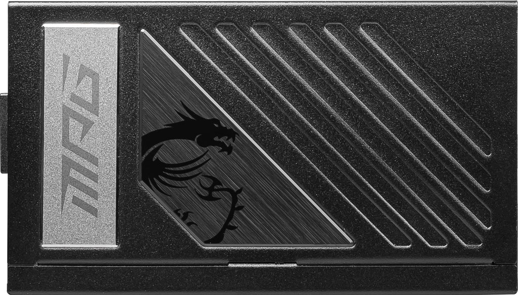 MSI MPG A1000G Gaming Power Supply - 80 Plus Gold Certified 1000W - 0% RPM Mode - Fully Modular - 100% Japanese 105 degree C Capacitors - Compact Size - ATX PSU
