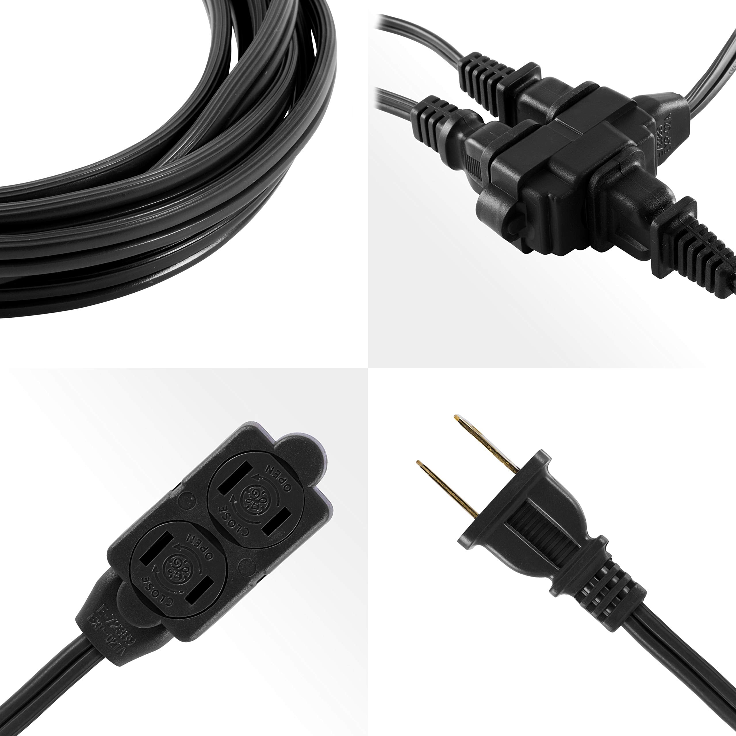 GE JASHEP51932 3-Outlet Grounded Office Cord (6 ft) by GE