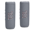 JBL FLIP 6 Waterproof Portable Bluetooth Speaker Bundle - Gray (Pack of 2)