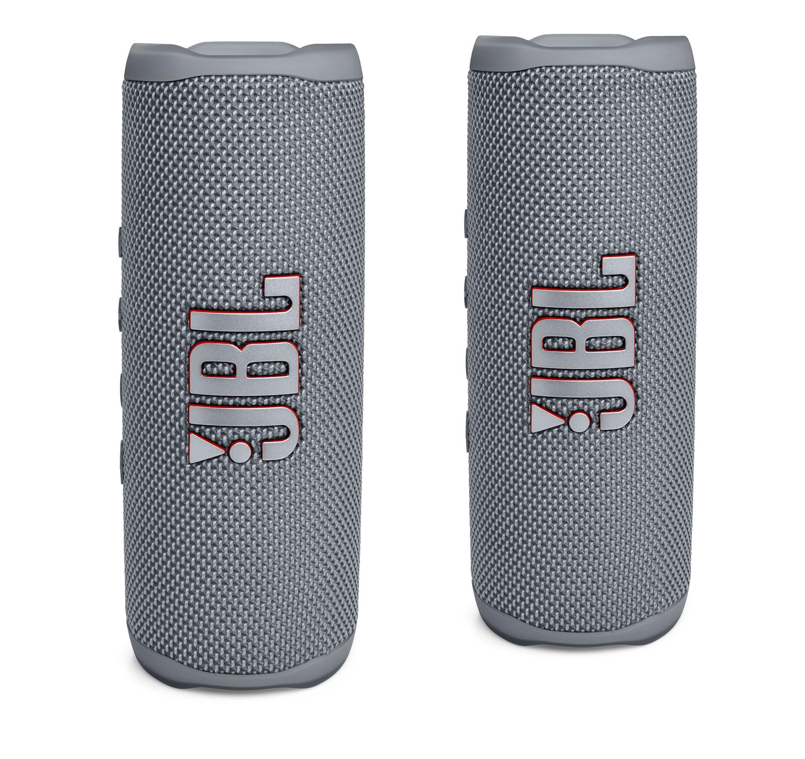 JBL FLIP 6 Waterproof Portable Bluetooth Speaker Bundle - Gray (Pack of 2)