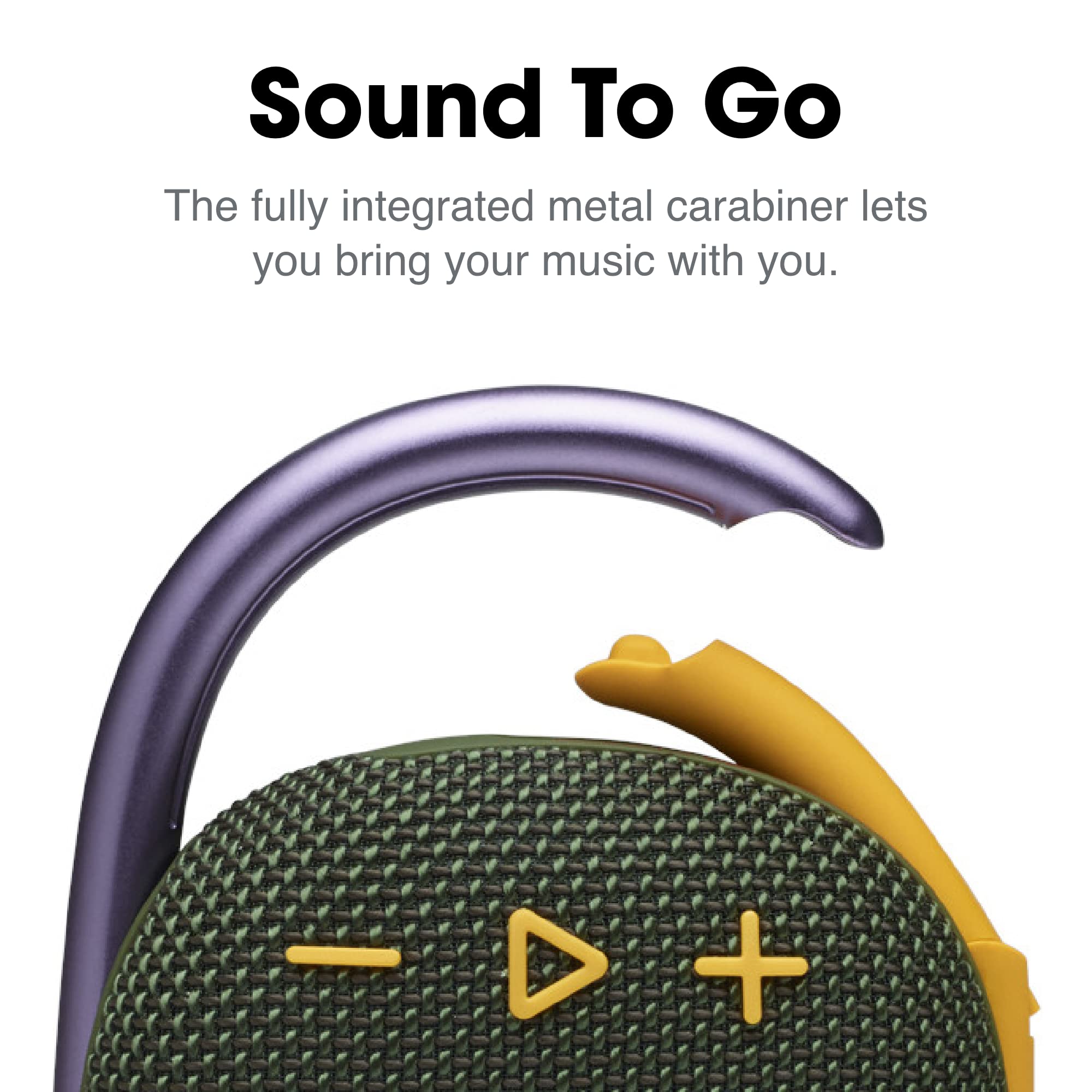 JBL Clip 4, Green - Portable Bluetooth 5.1 Speaker - Up to 10 Hours of Playtime - Waterproof and Dustproof - Includes Noise Cancelling and Anti-Echo Speaker