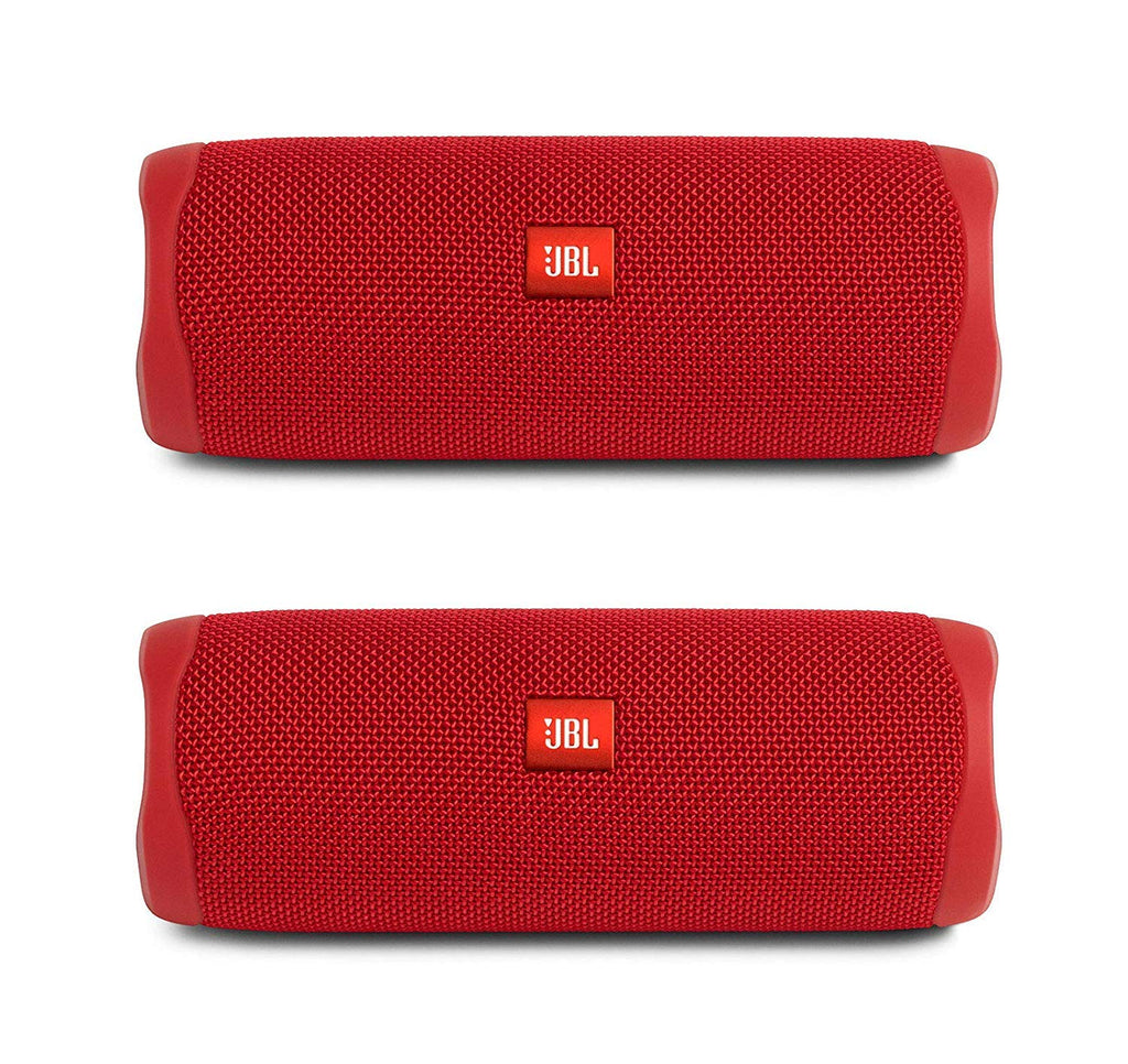 JBL Flip 5 Bundle, Red (Pack of 2)