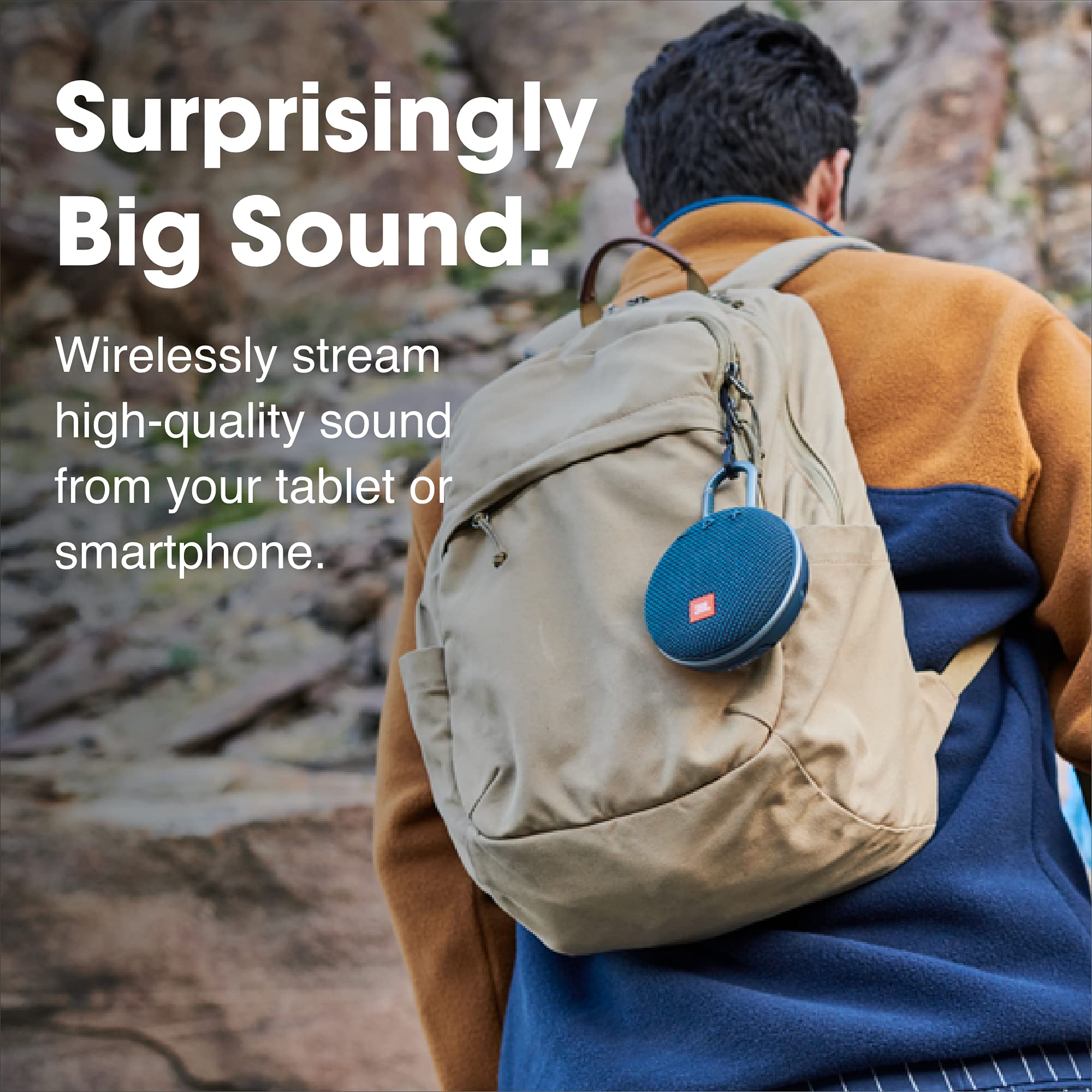 JBL Clip 3 Portable Waterproof Wireless Bluetooth Speaker - Red
