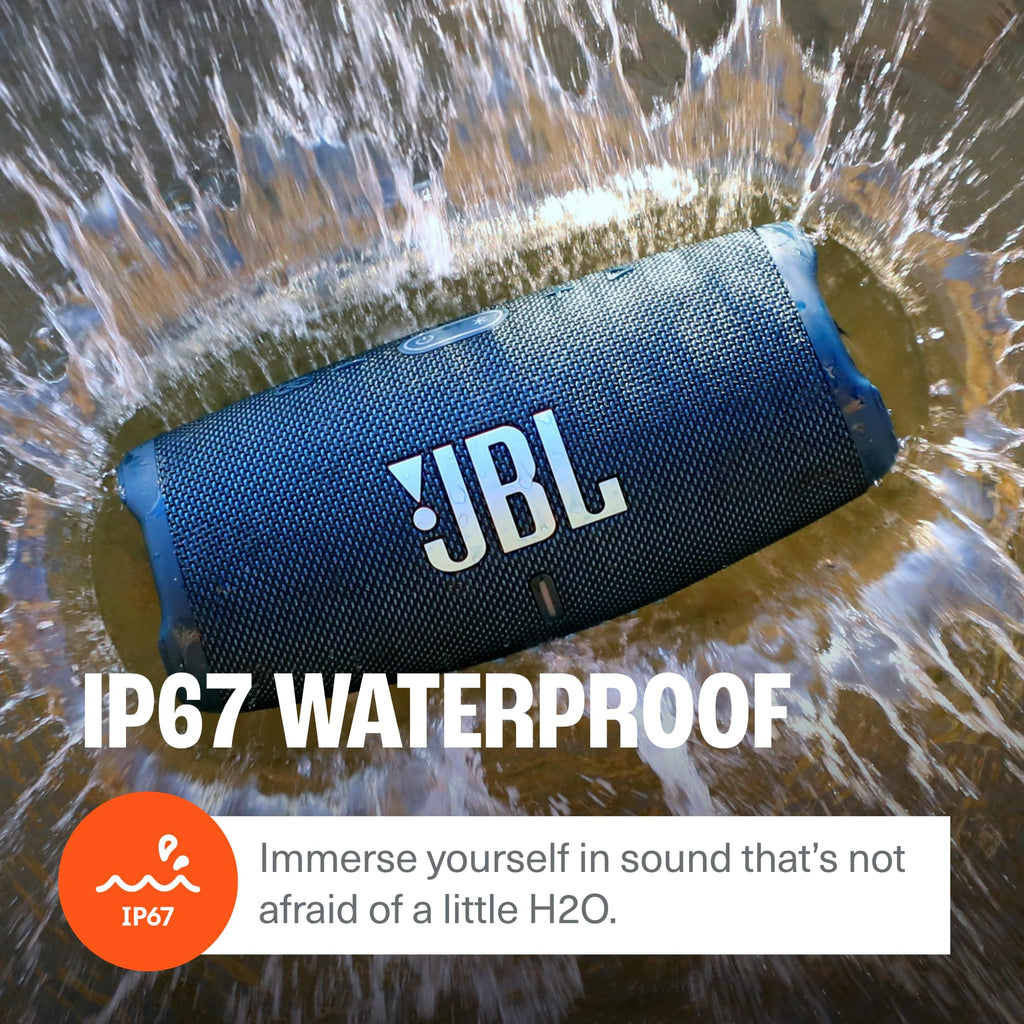 JBL Charge 5 Portable Waterproof Wireless Bluetooth Speaker Bundle with divvi! Protective Hardshell Case - Teal