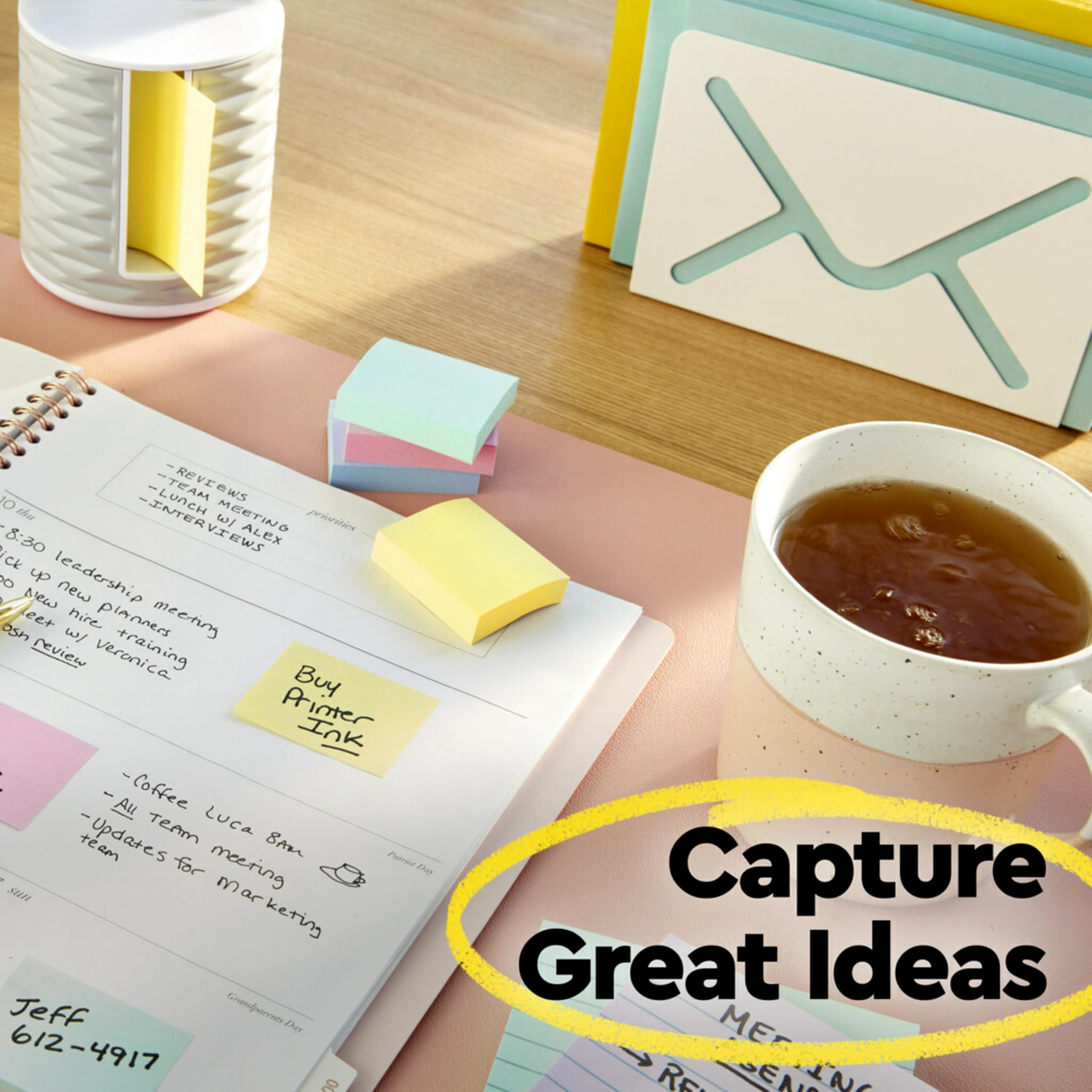 Post-it Notes, 3 in x 5 in, Canary Yellow, Lined, 5 Pads/Pack (100feuilles – Post-it Yellow 3 in x 5 in, Canary Yellow, Lined, 5 Pads/Pack, 30 mm, 50 mm, 100 Sheets)