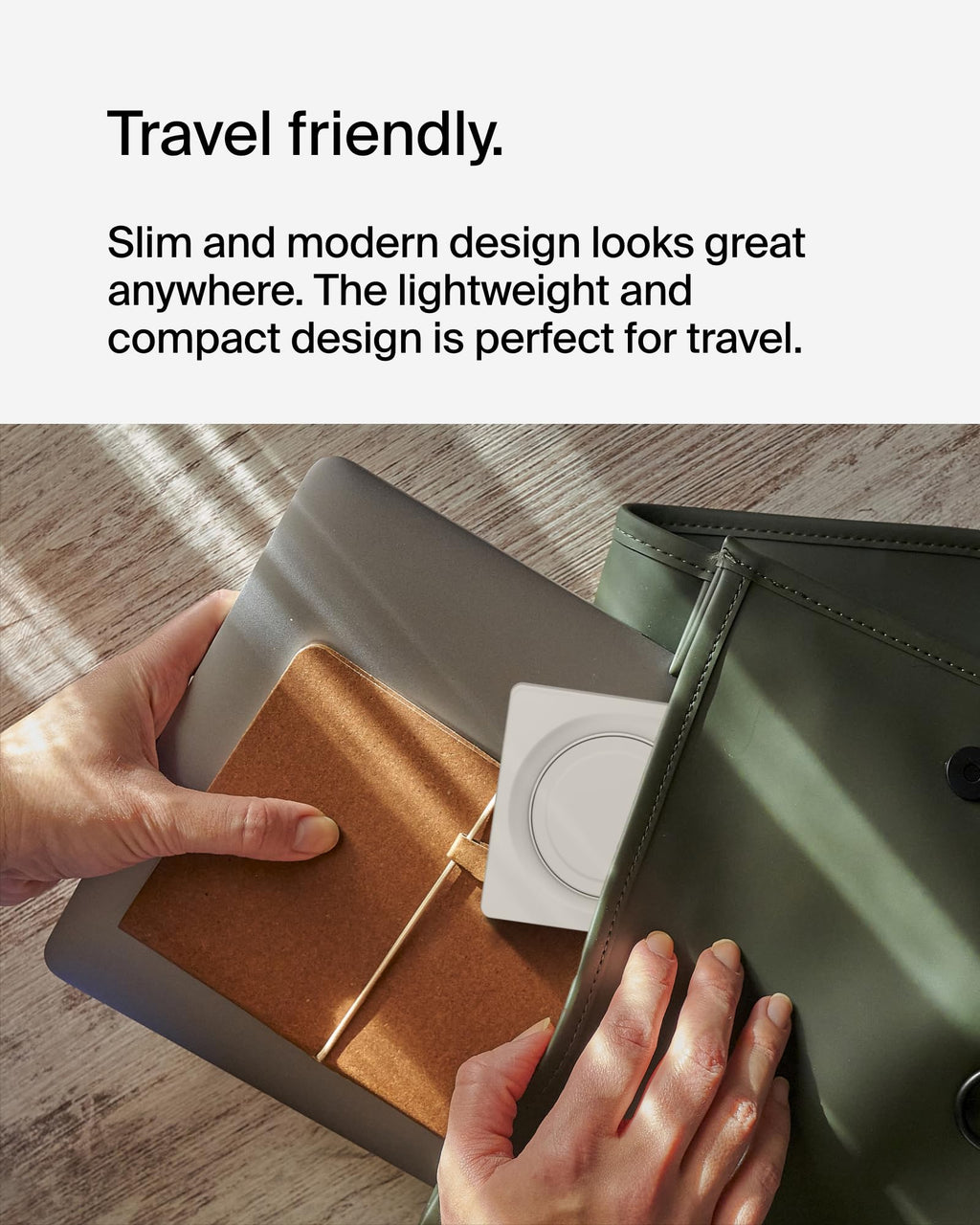 Belkin BoostCharge Pro 2-in-1 Wireless Charging Pad with MagSafe 15W, Fast Charging iPhone Charger Compatible with iPhone 15, 14, 13, and 12 Series, AirPods, and Other MagSafe Enabled Devices - Sand