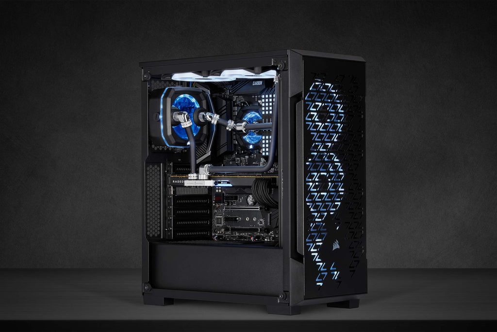 CORSAIR Hydro X Series XT Hardline 12mm Tubing (Straight-Line PMMA Tubing, Resilient Construction, Easy to Cut) Satin Black