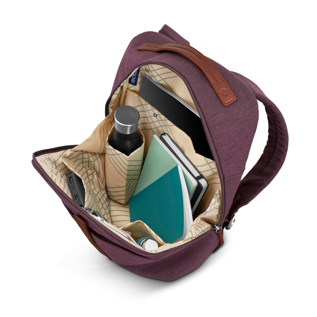 Samsonite Unisex - Adult Virtuosa Backpack Backpack (1 Pack), Merlot, One Size, Rucksack