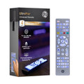 GE 4-Device Universal Remote Control - Backlit Buttons, Samsung, LG, Vizio, Sony, Roku & Apple TV Replacement, Silver, 48844