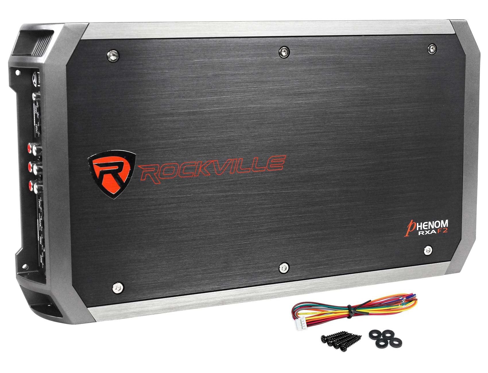 Rockville RXA-F2 2400 Watt Peak / 1200w RMS 4 Channel Amplifier Car Stereo Amp
