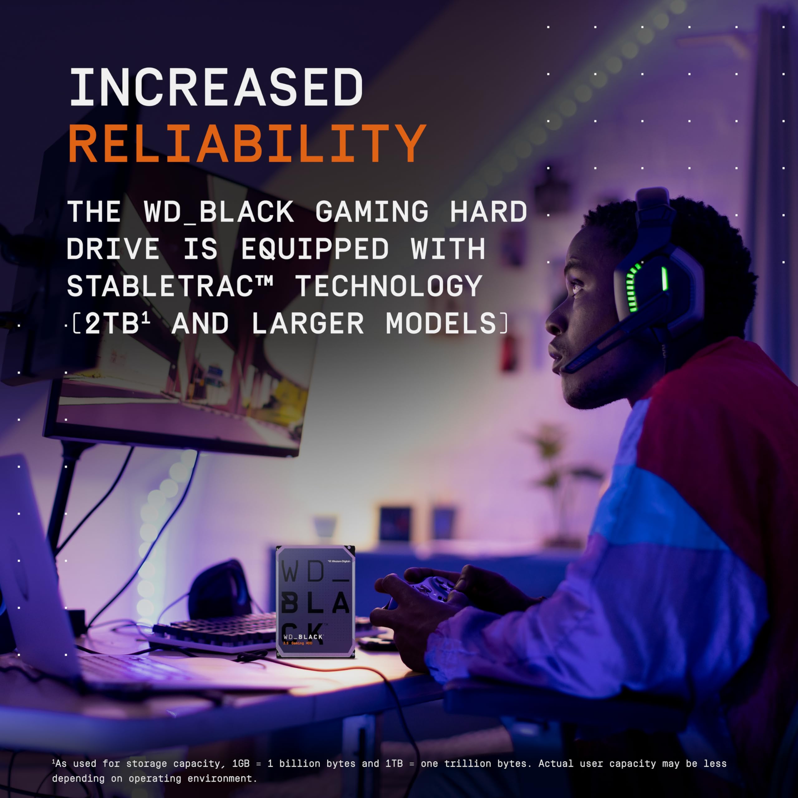 WD_BLACK 10 TB HighPerformance 3.5" Internal Gaming Hard Drive, 7200 RPM Class, SATA 6 GB/s, 512MB Cache