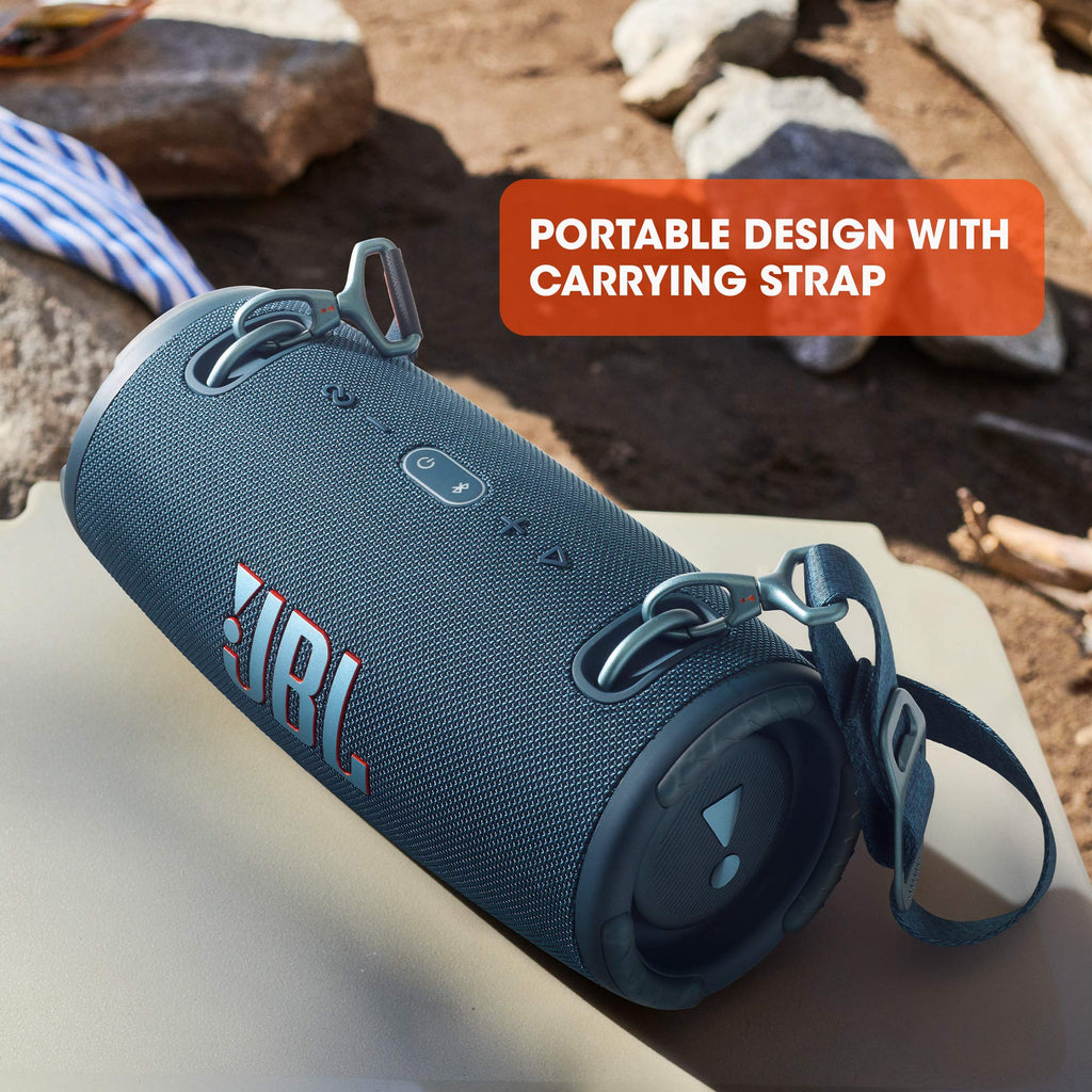 JBL Xtreme 3 Portable Bluetooth Speaker, Powerful Sound and Deep Bass, IP67 Waterproof, 15 Hours Playtime, Power Bank, PartyBoost for Pairing with Multiple Speakers (Black)