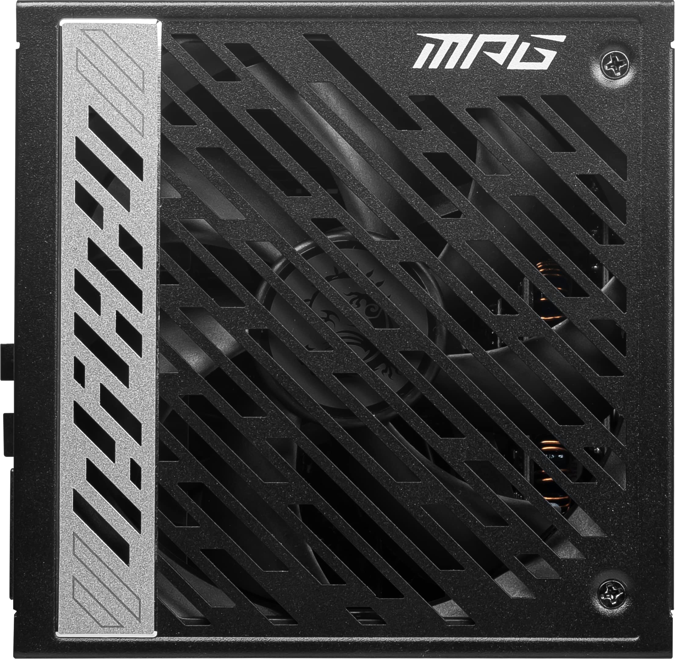 MSI MPG A1000G Gaming Power Supply - 80 Plus Gold Certified 1000W - 0% RPM Mode - Fully Modular - 100% Japanese 105 degree C Capacitors - Compact Size - ATX PSU