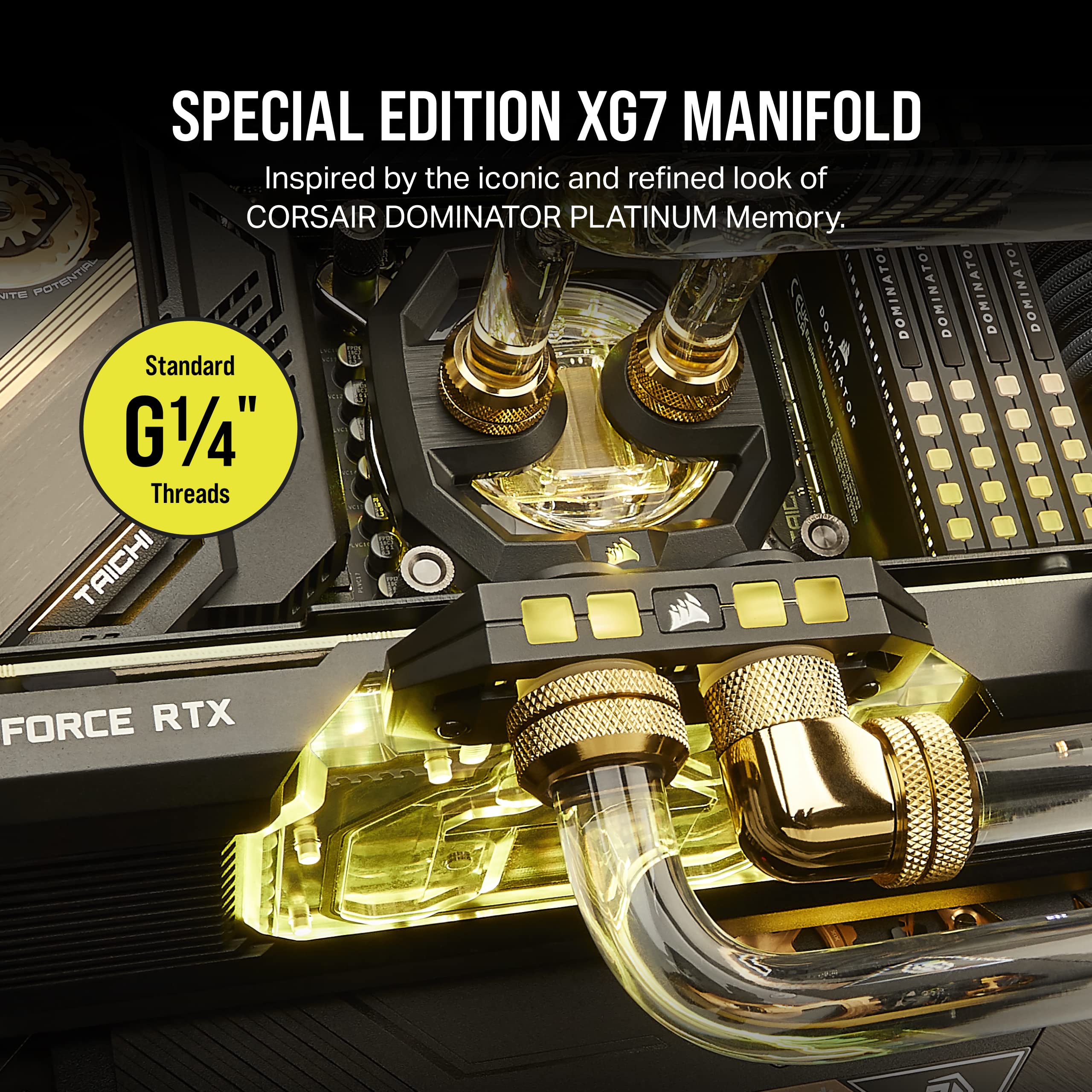 Corsair Hydro X Series XG7 RGB 4080 Founders Edition GPU Water Block � For NVIDIA� GeForce RTX� 4080 FE � CNC Nickel-Platted Copper � 50 Cooling Fins � Included Backplate & ARGB Adapater Cable � Black
