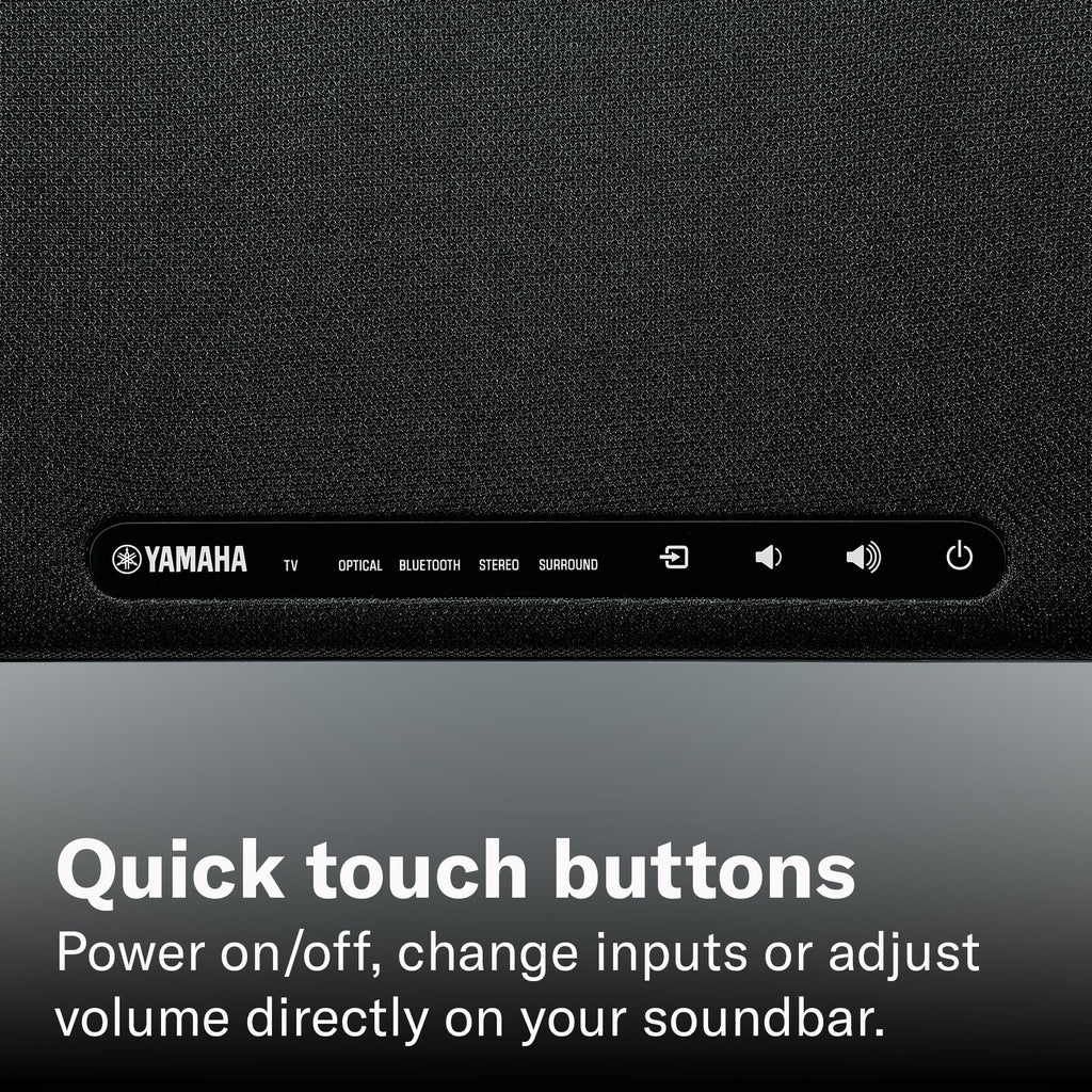 Yamaha SR-B20A Sound Bar with Built-in Subwoofers and Bluetooth