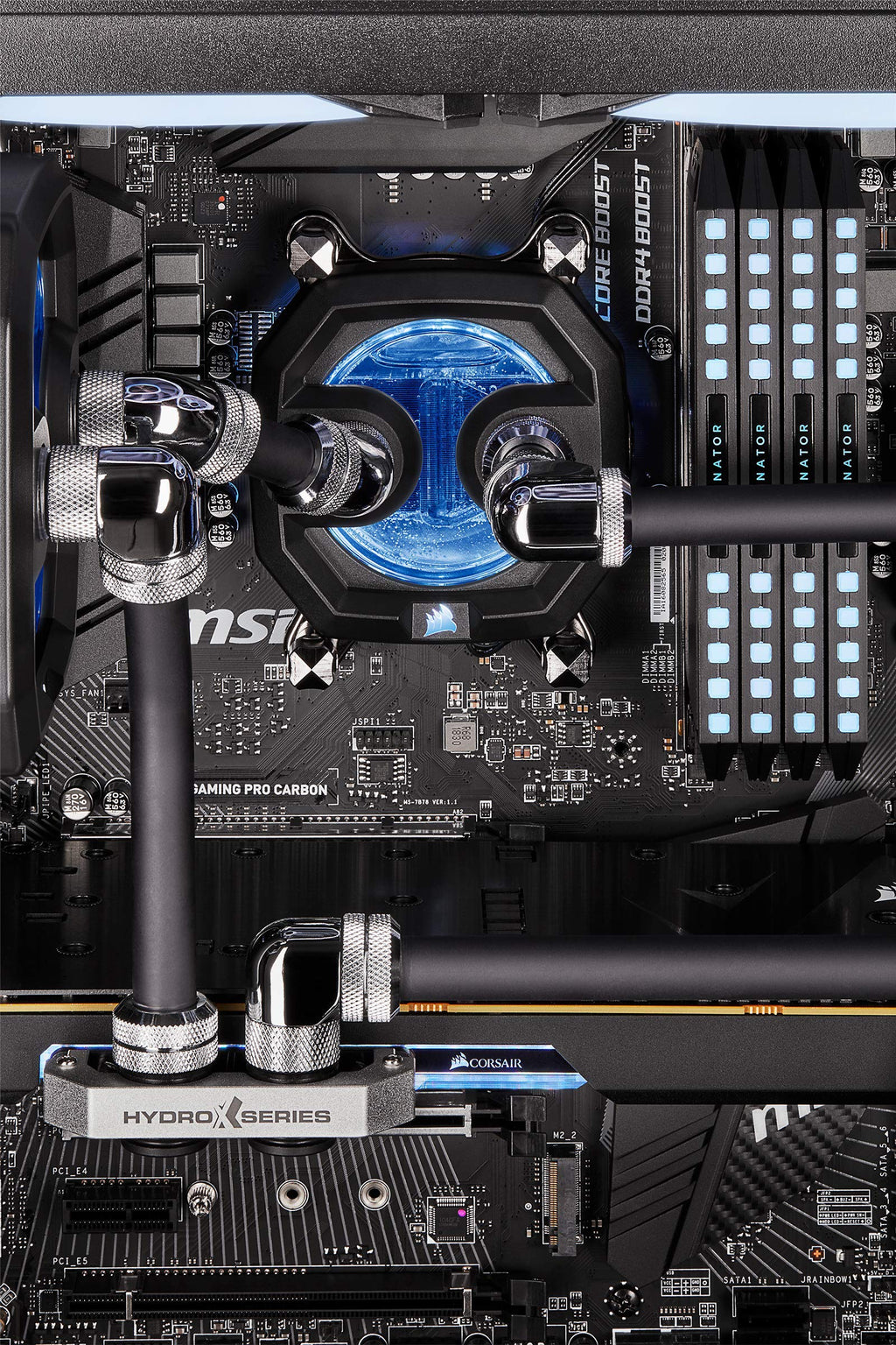 CORSAIR Hydro X Series XT Hardline 12mm Tubing (Straight-Line PMMA Tubing, Resilient Construction, Easy to Cut) Satin Black