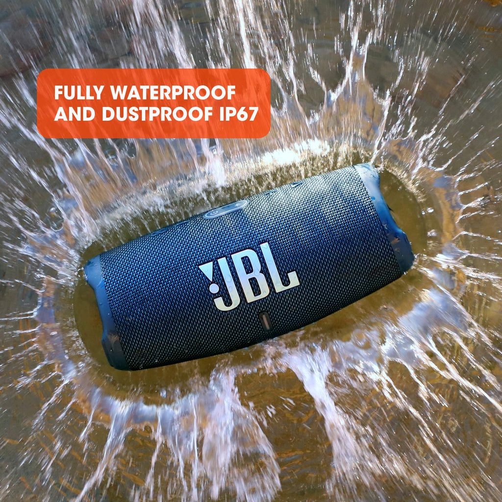 JBL Charge 5 Waterproof Portable Bluetooth Speaker Grey