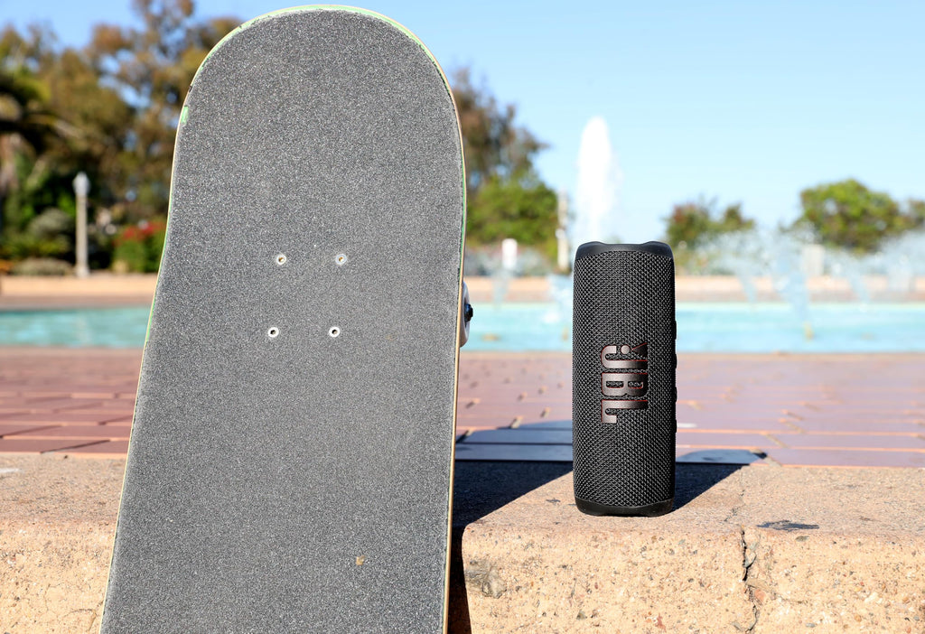 JBL Flip 6-Portable Bluetooth Speaker, Powerful Sound and Deep Bass, IPX7 Waterproof, 12 Hours of Playtime, PartyBoost for Multiple Speaker Pairing, Camo