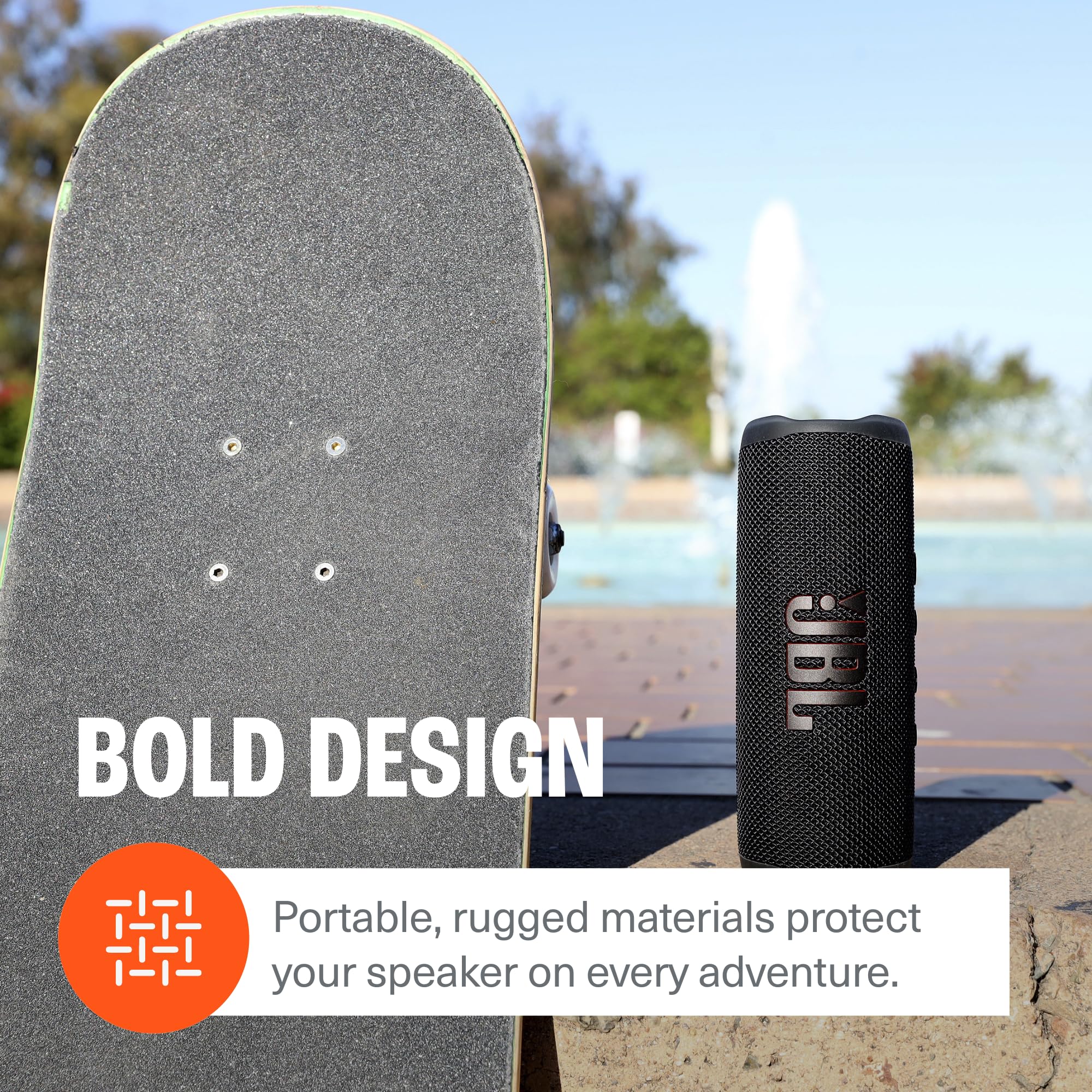JBL Flip 6 Waterproof Portable Wireless Bluetooth Speaker Bundle with divvi! Premium Hardshell Case - Teal