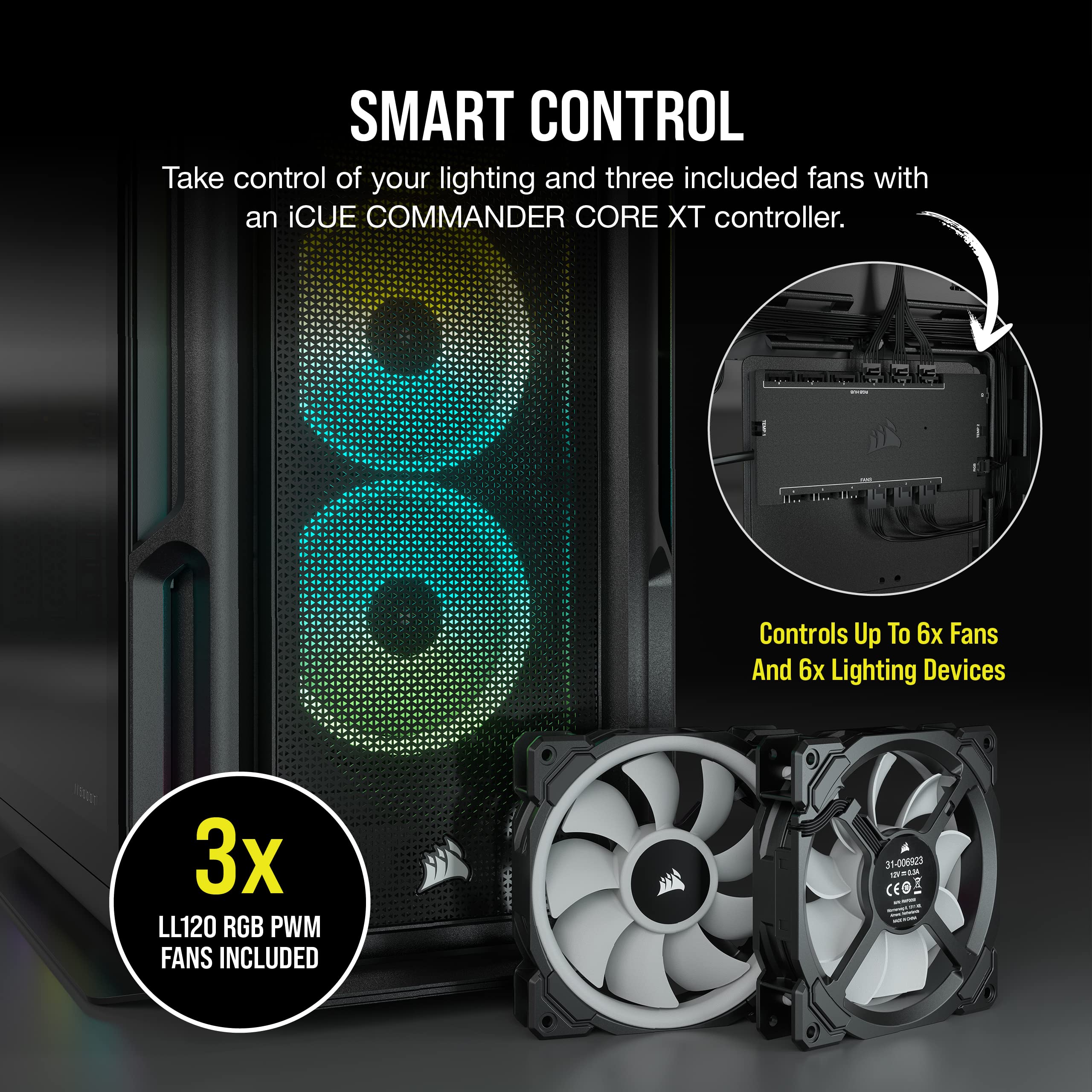 Amazon Corsair iCUE 5000T RGB, Black