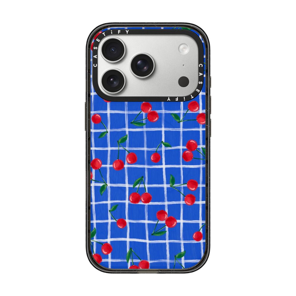 Cherry Plaid iPhone Case - 440dbc