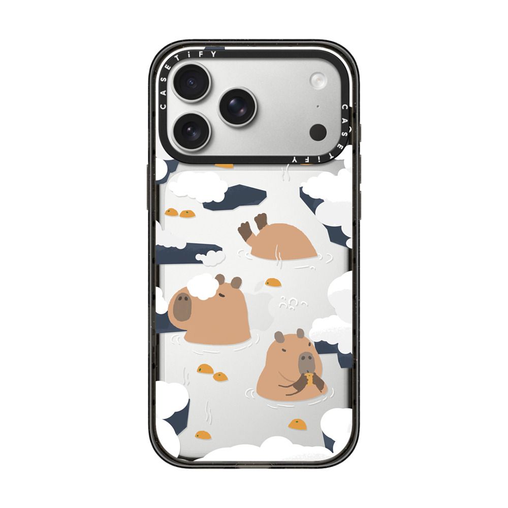 Floating Capybara iPhone Case