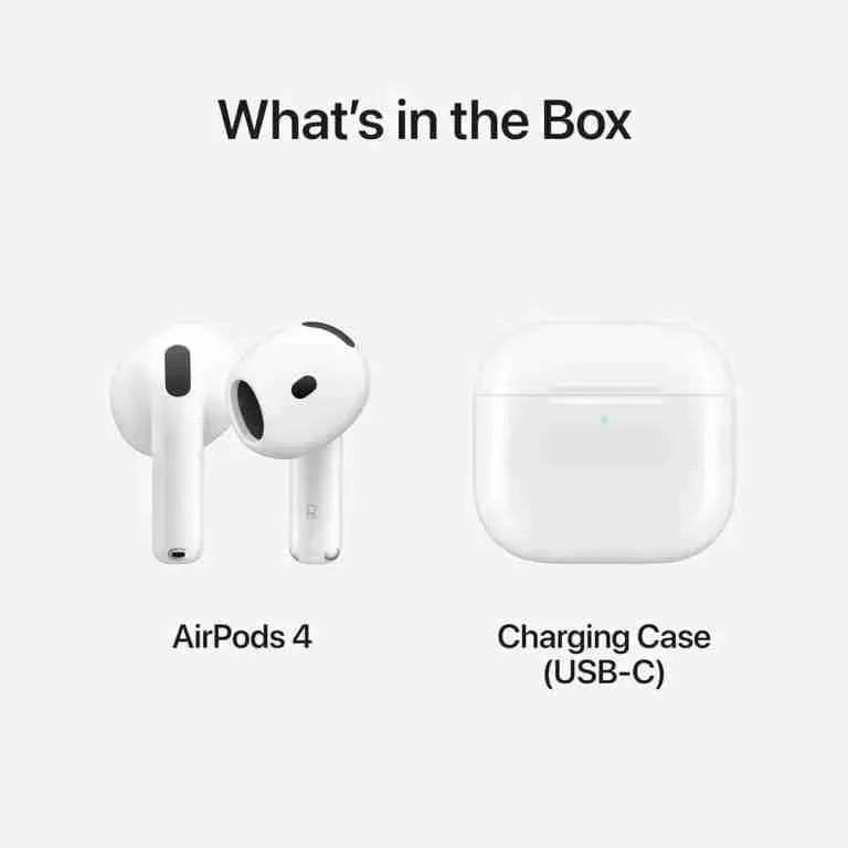 Refurbished Apple AirPods 4 with Active Noise Cancellation & USB-C Case