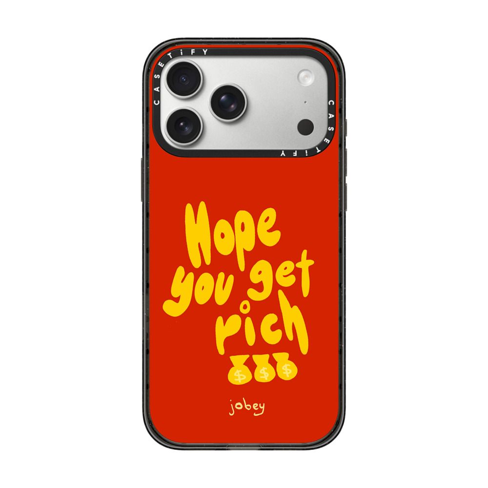 Hope You Get Rich iPhone Case