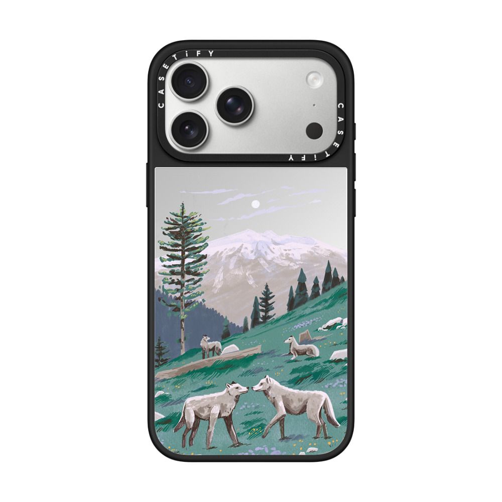Wolves at Mt. Olympus by Papio Press iPhone Case