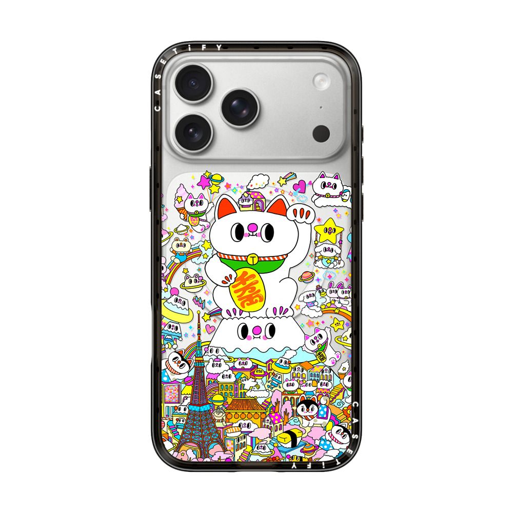 Lucky Cat of Fuji's Peak iPhone Case - 186b12