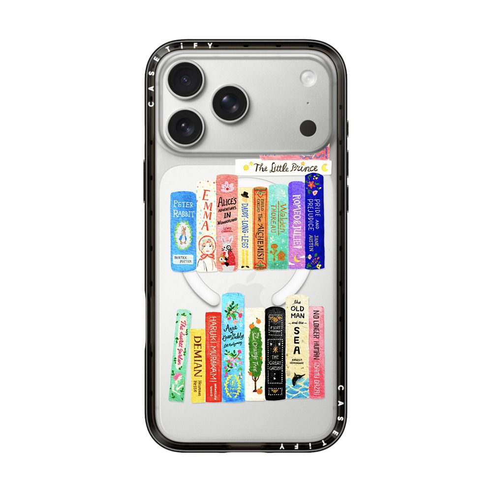 Books Lovers [waterclolor Bookshelf] iPhone Case