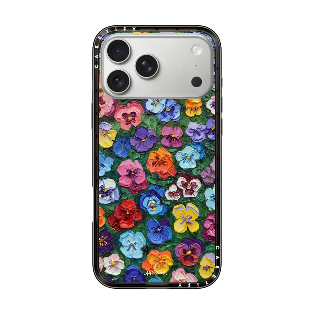 Pansy Garden iPhone Case