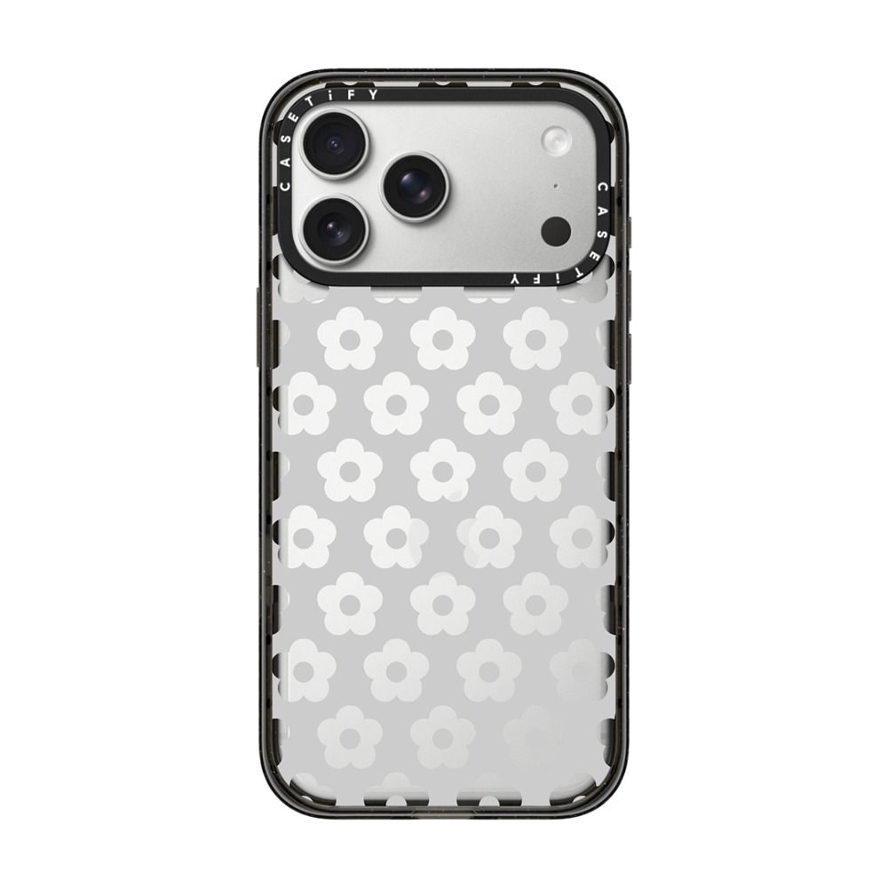 Transparent Floral iPhone Case