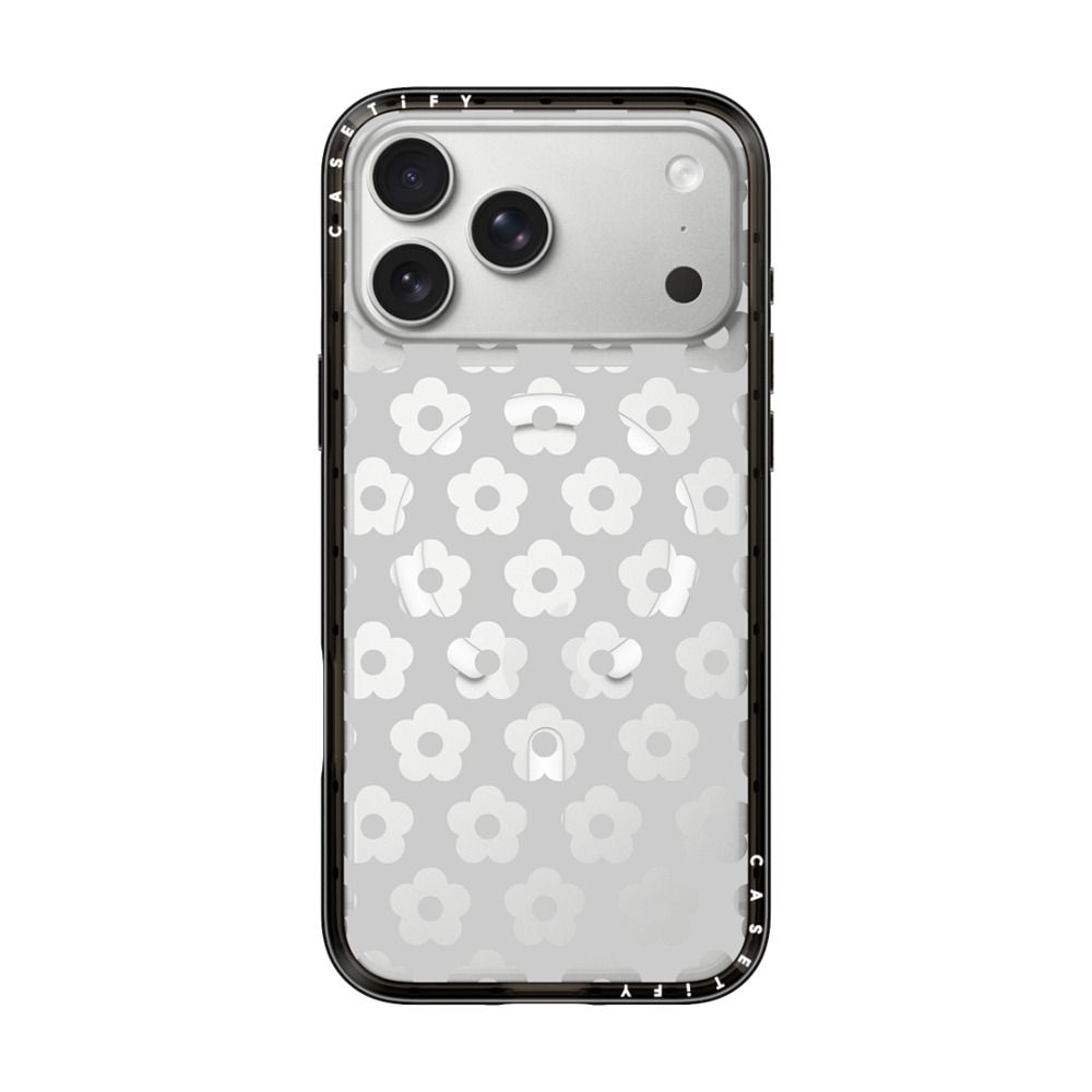 Transparent Floral iPhone Case