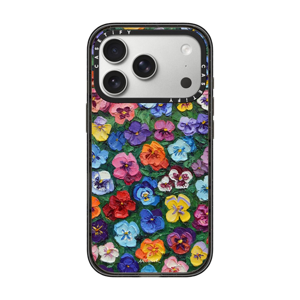 Pansy Garden iPhone Case