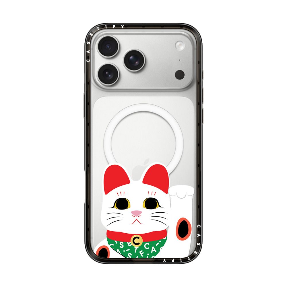 Waving Lucky Cat iPhone Case