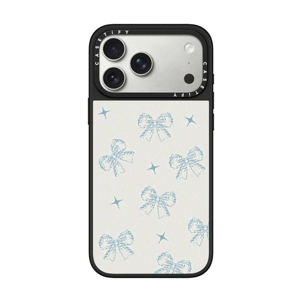 Blue Dreamy Ribbon iPhone Case