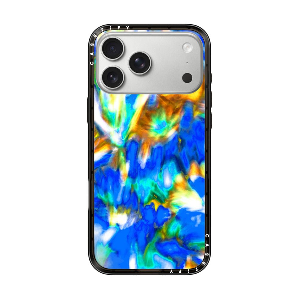 Floral Spell - Royal Blue iPhone Case