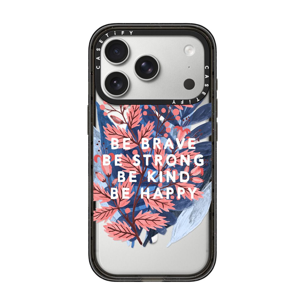 Be Brave, Be Strong by Papio Press iPhone Case