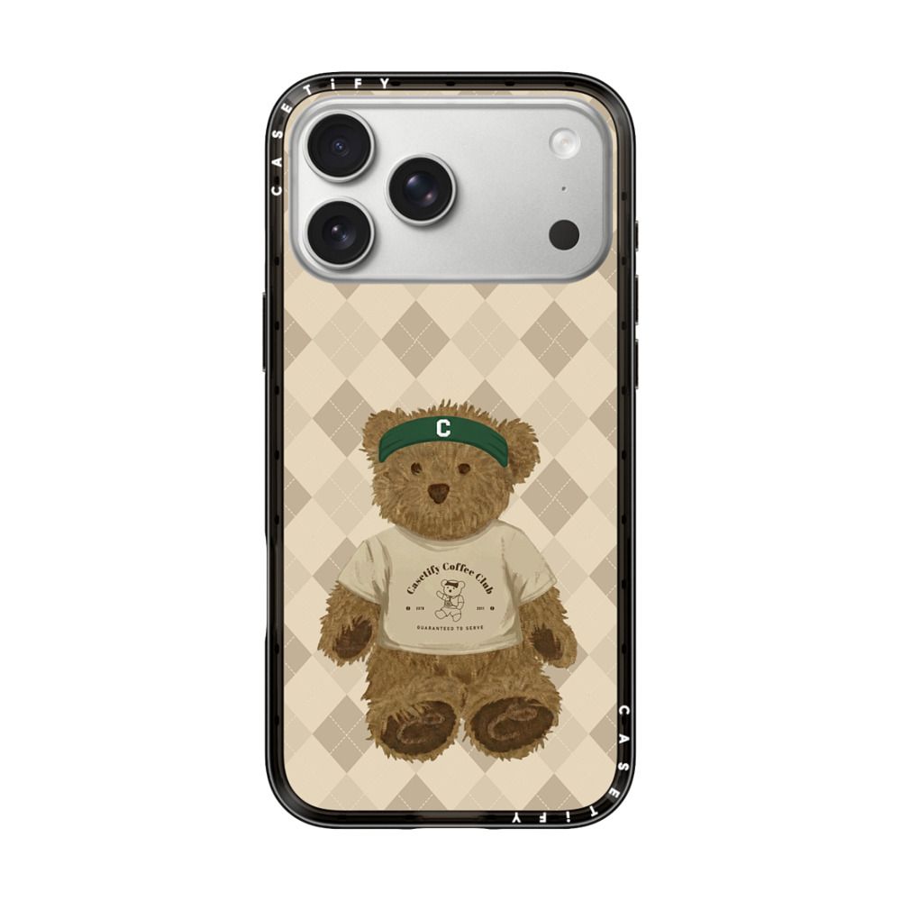 Sip & Serve Bear iPhone Case