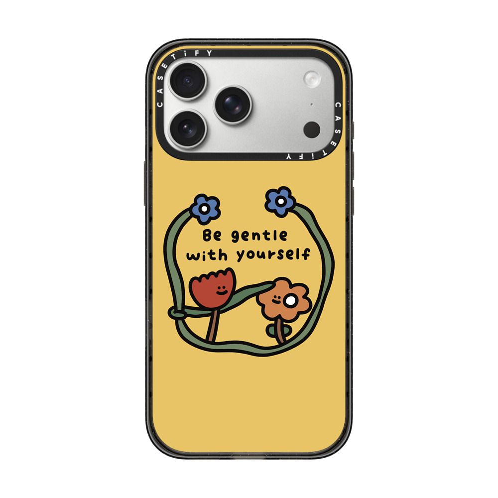 BE GENTLE WITH YOURSELF BY SHAO SHAO iPhone Case