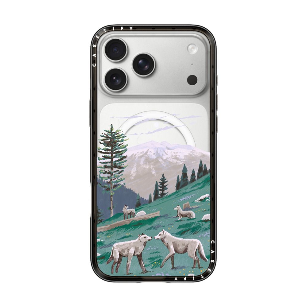 Wolves at Mt. Olympus by Papio Press iPhone Case