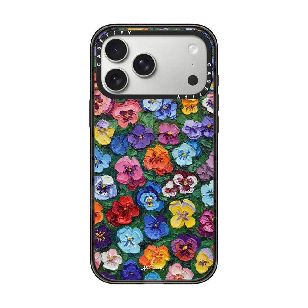 Pansy Garden iPhone Case