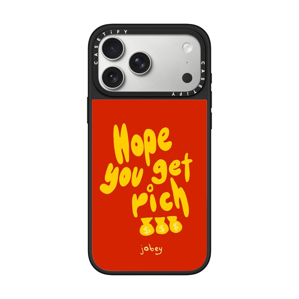 Hope You Get Rich iPhone Case