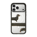 Dachshund Loop iPhone Case