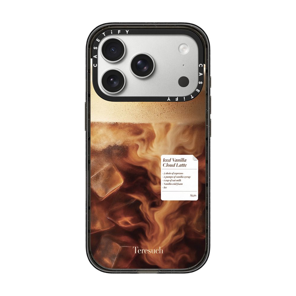Iced Vanilla Cloud Latte iPhone Case