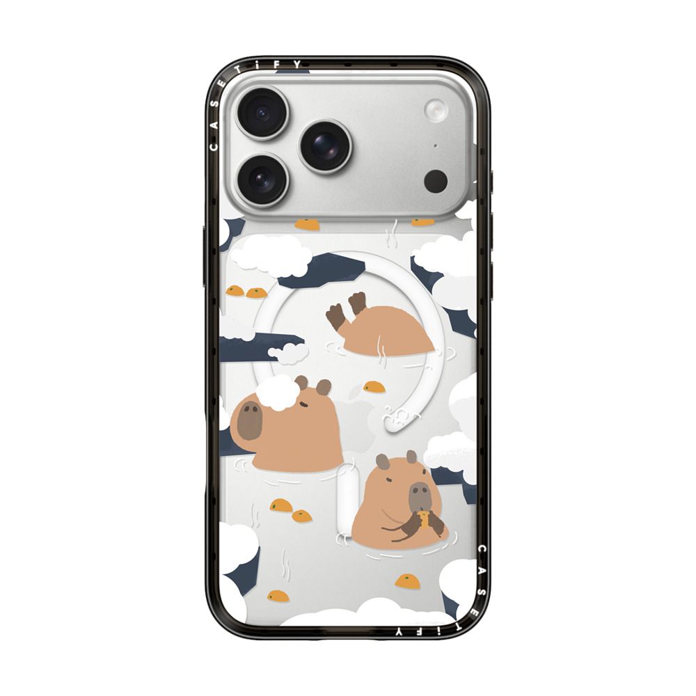 Floating Capybara iPhone Case