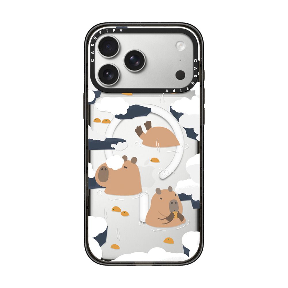 Floating Capybara iPhone Case