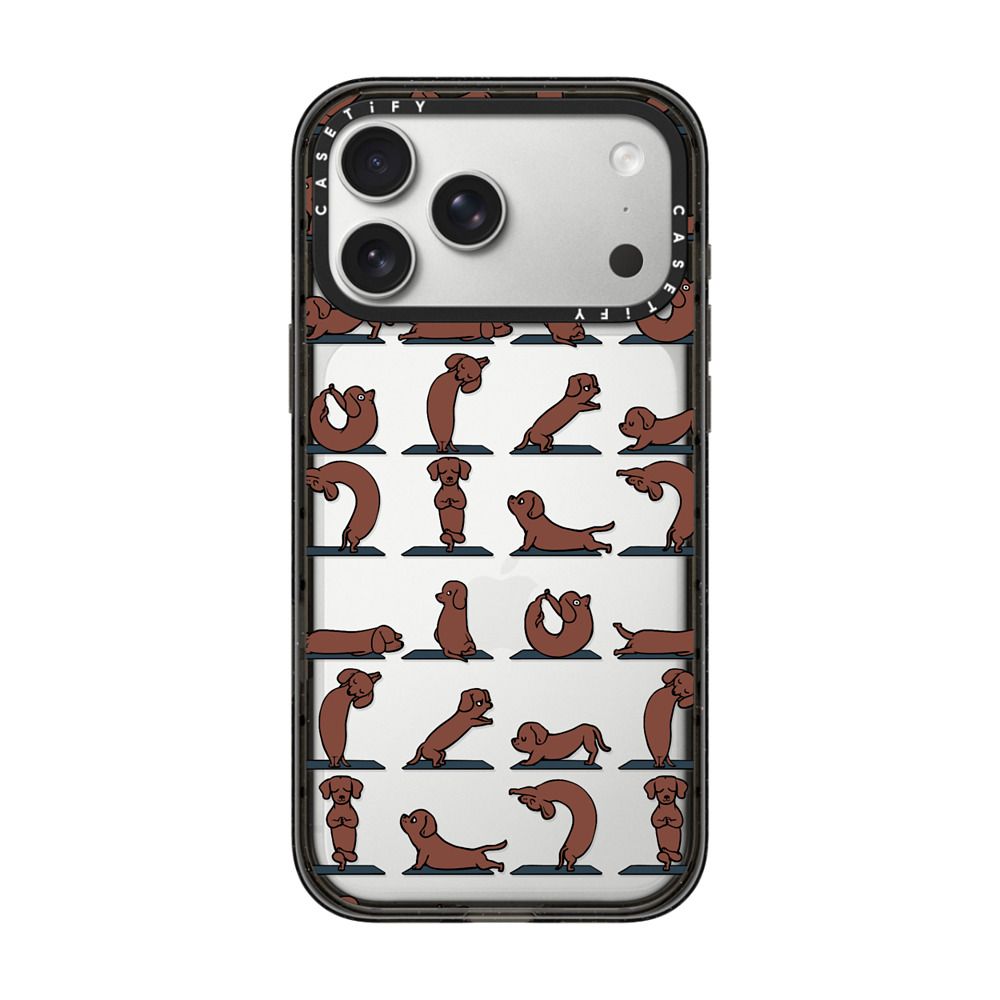 Dachshund Yoga iPhone Case
